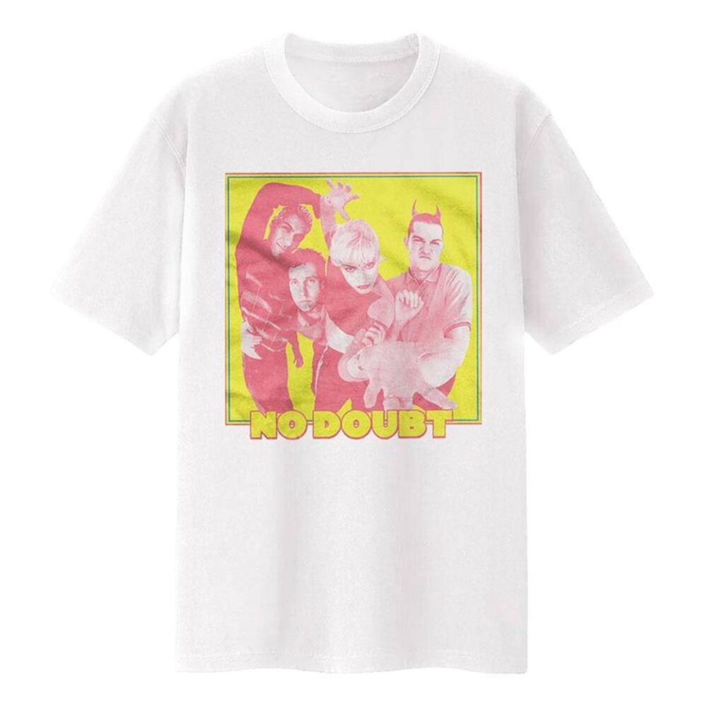 No Doubt Unisex Adult Photograph Cotton T-Shirt / White